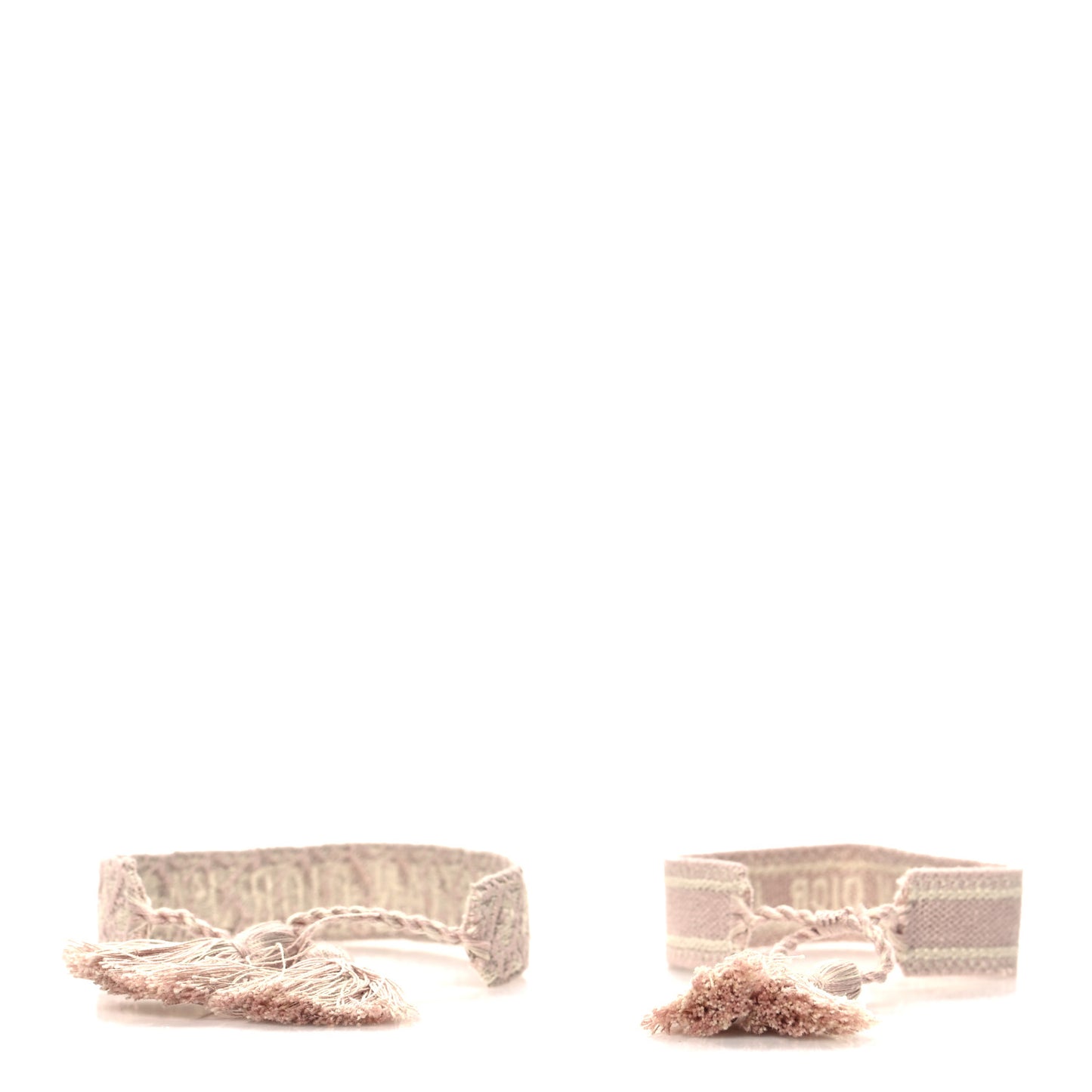 Woven Cotton J'Adior Friendship Bracelet Pink