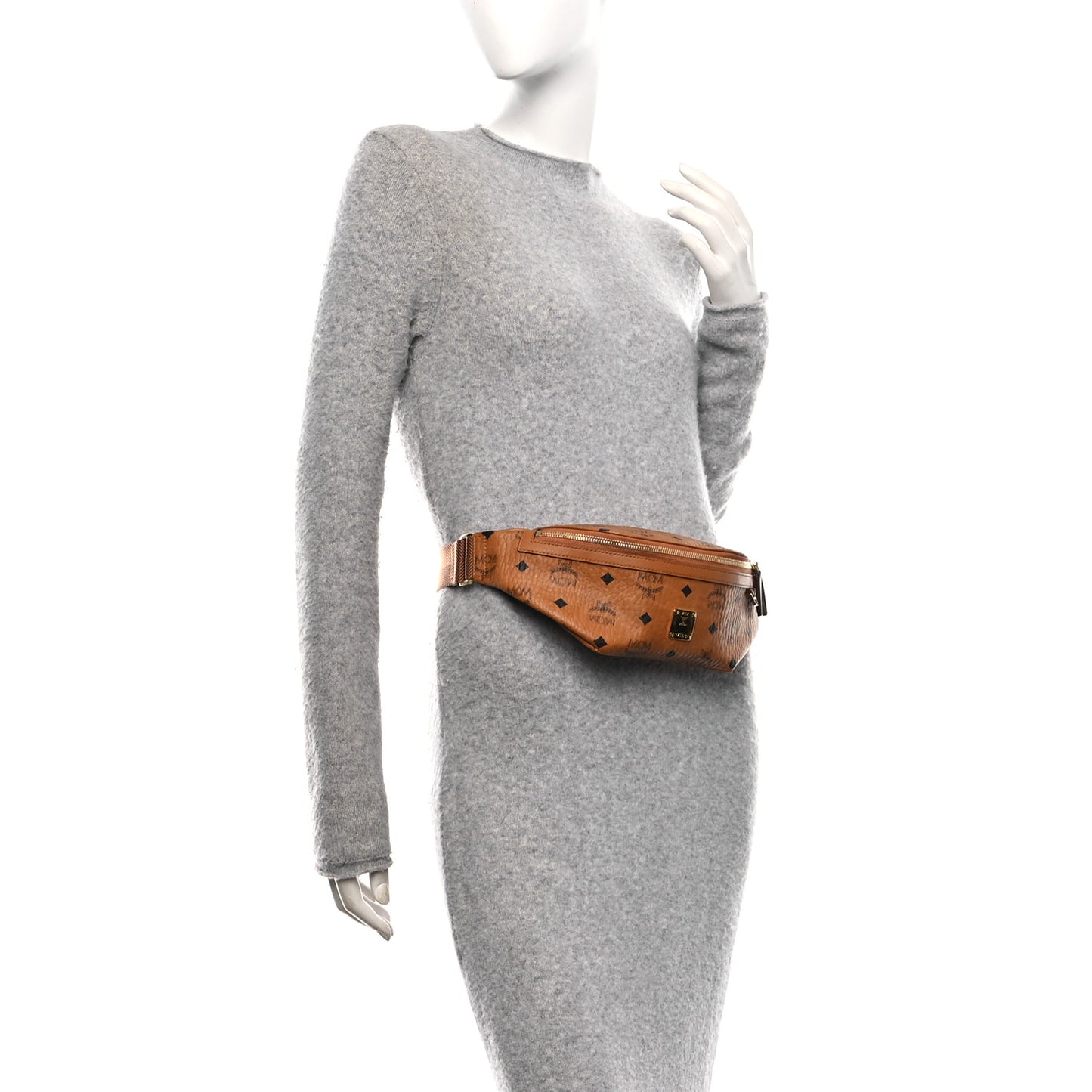 Visetos Small Fusten Belt Bag Cognac