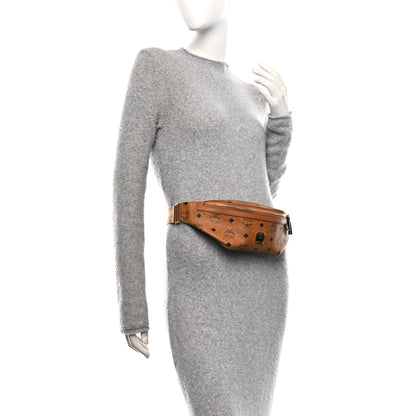 MCM Visetos Small Fusten Belt Bag Cognac 2 of 10