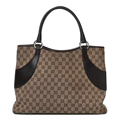 Gucci Monogram Signature Tote Dark Brown 1 of 41