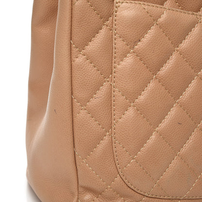 Chanel Caviar Quilted Grand Shopping Tote GST Beige 16 of 18