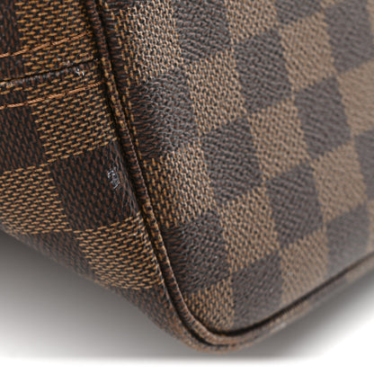 Louis Vuitton Damier Ebene Neo Neverfull MM Rose Ballerine 10 of 10