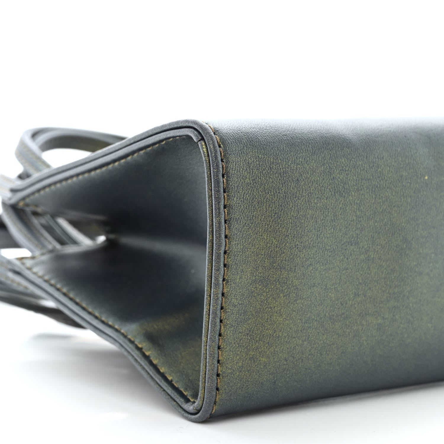Telfar Metallic Vegan Leather Small Shopping Bag Acid 10 of 11