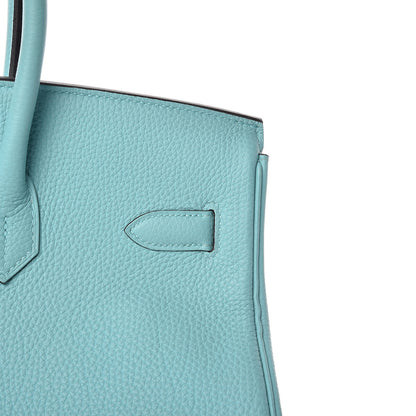 Hermes Togo Birkin 35 Bleu Atoll 31 of 48