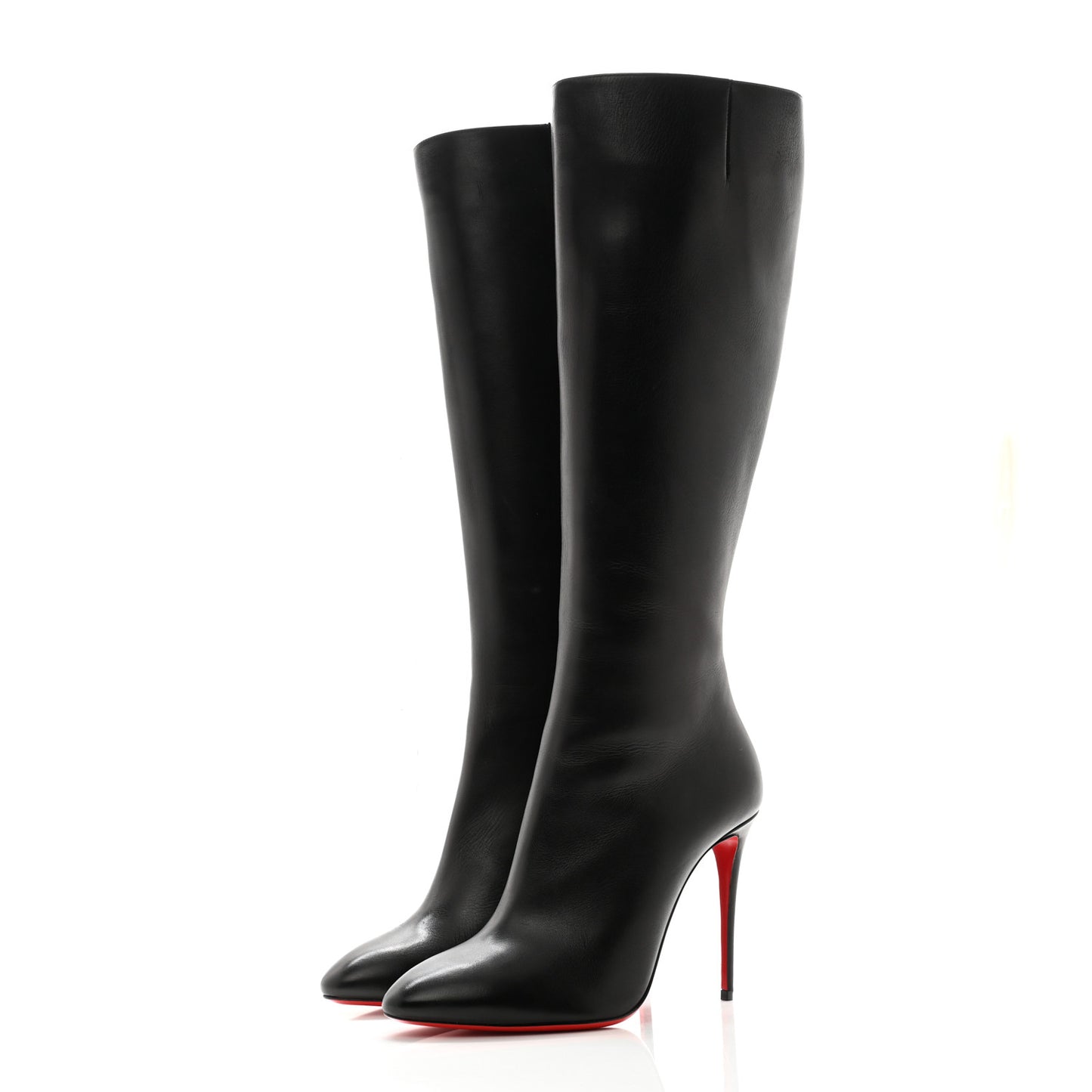 Calfskin Eloise Botta 85 Knee Boots 38.5 Black