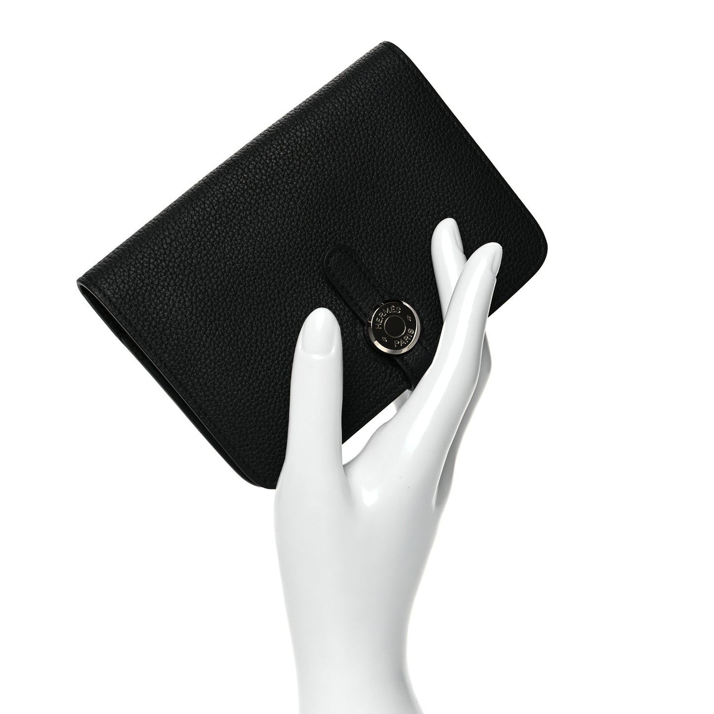 Togo Dogon Compact Wallet Black