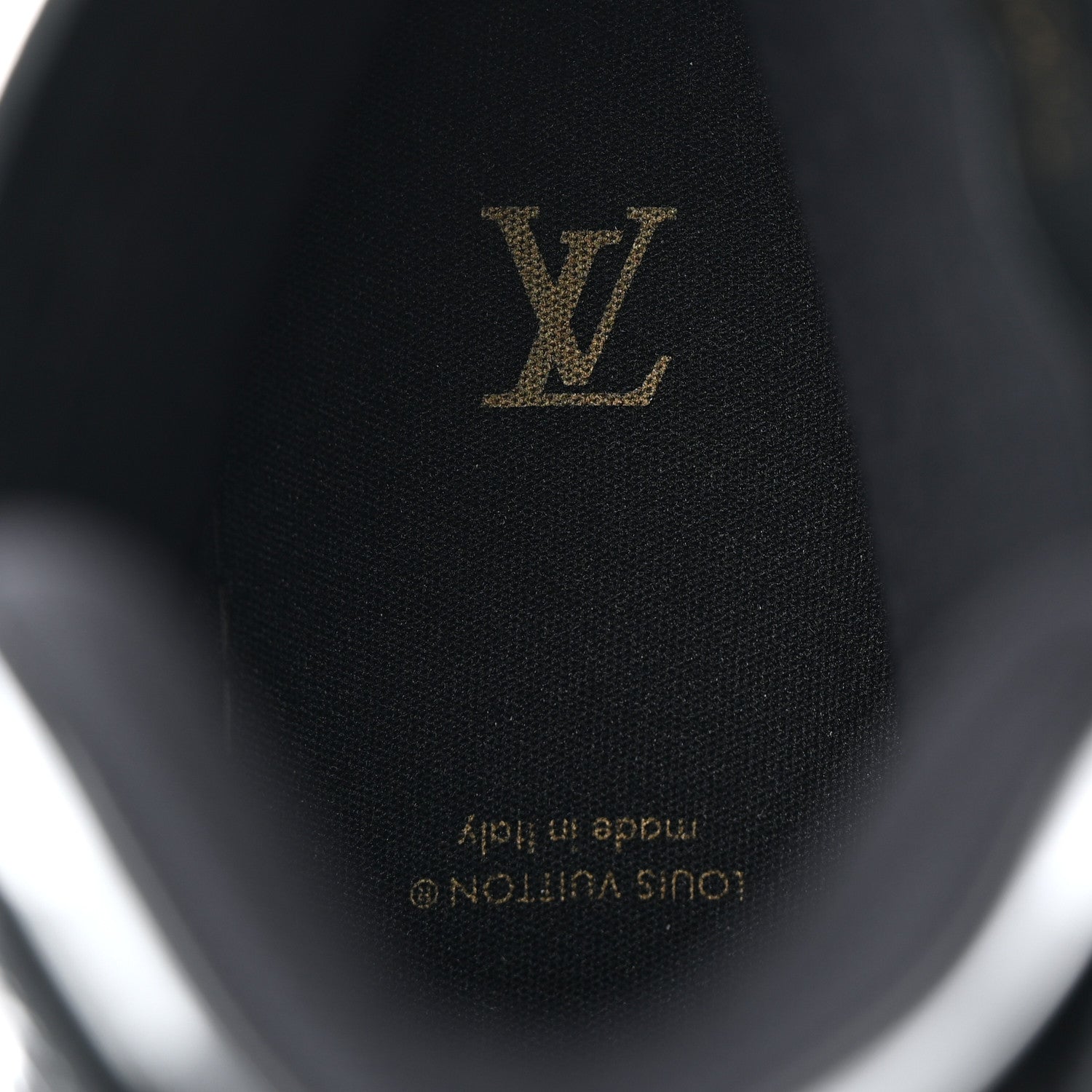 Louis Vuitton Calfskin Baroque Flat Ranger Boots 11 Black 6 of 8