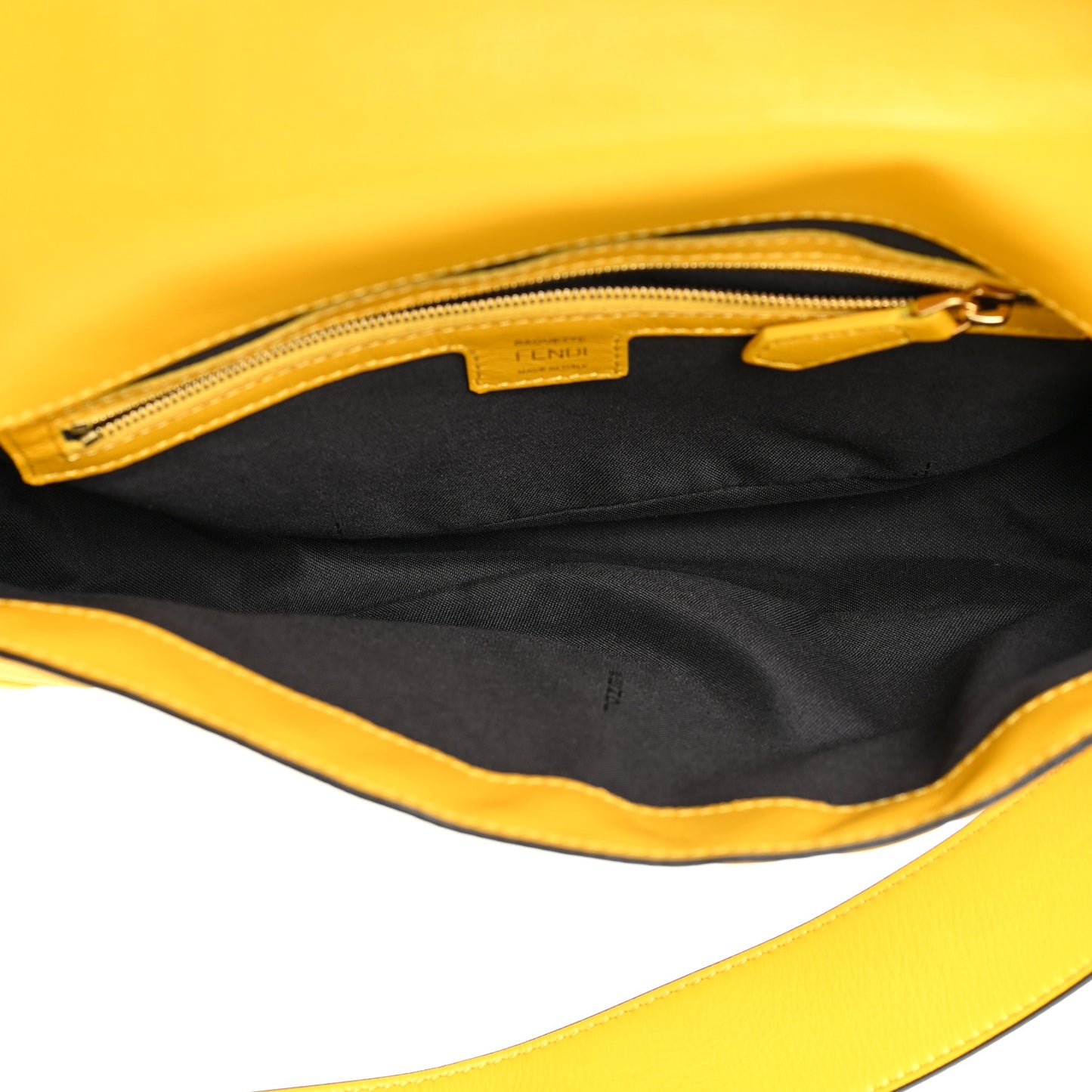 Nappa FF 1974 Embossed Baguette Mimosa