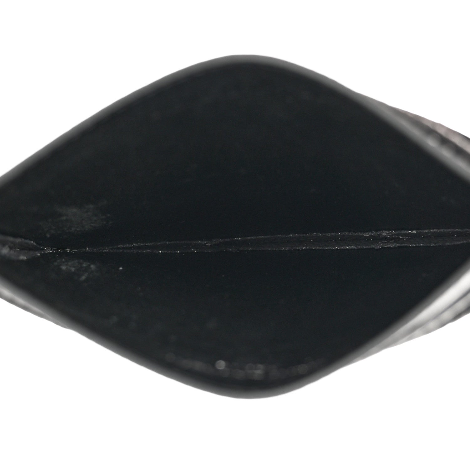 Saint Laurent Grain De Poudre Matelasse Chevron Monogram Credit Card Case Storm 5 of 7
