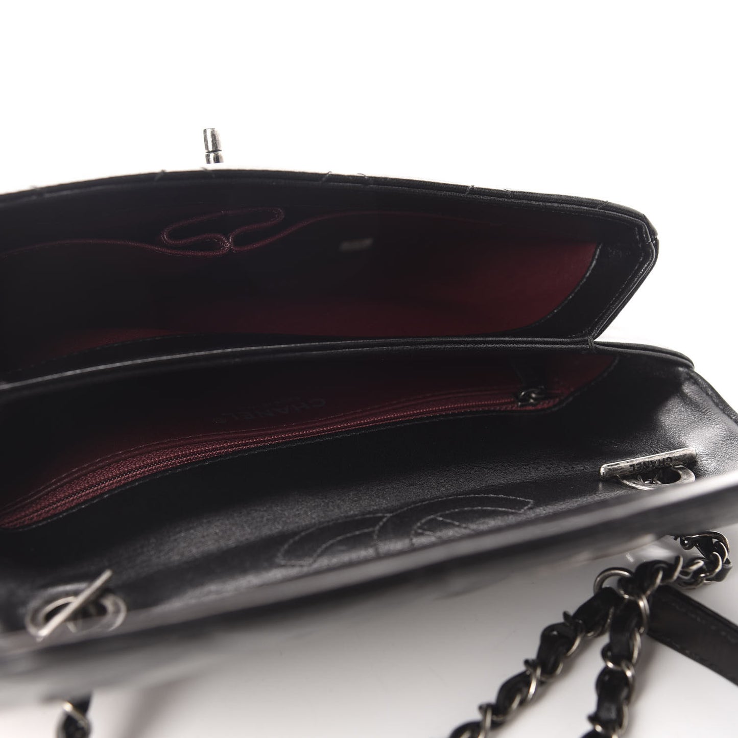 Lambskin Quilted Medium Trendy CC Flap Black