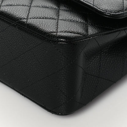 Chanel Caviar Quilted Medium Double Flap Black 10 of 10