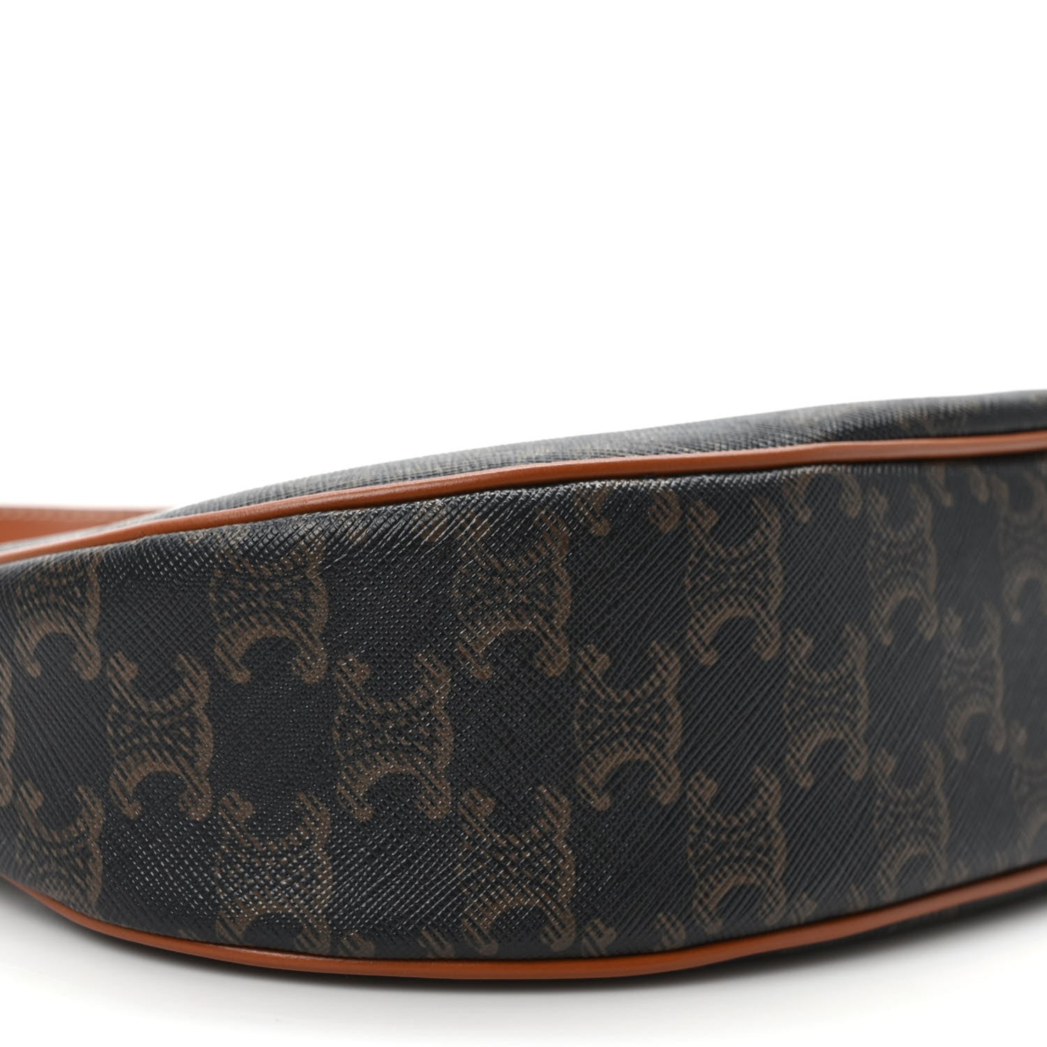 Celine Triomphe Canvas Calfskin Medium Strap Ava Triomphe Shoulder Bag Tan 7 of 8