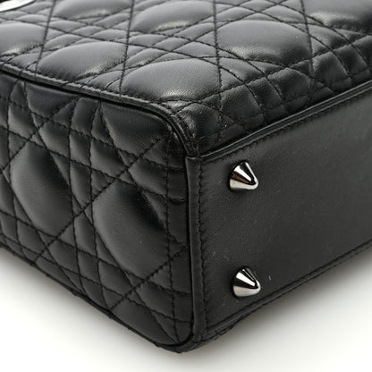 Christian Dior Lambskin Cannage Small My ABCDior Lady Dior Black 7 of 8