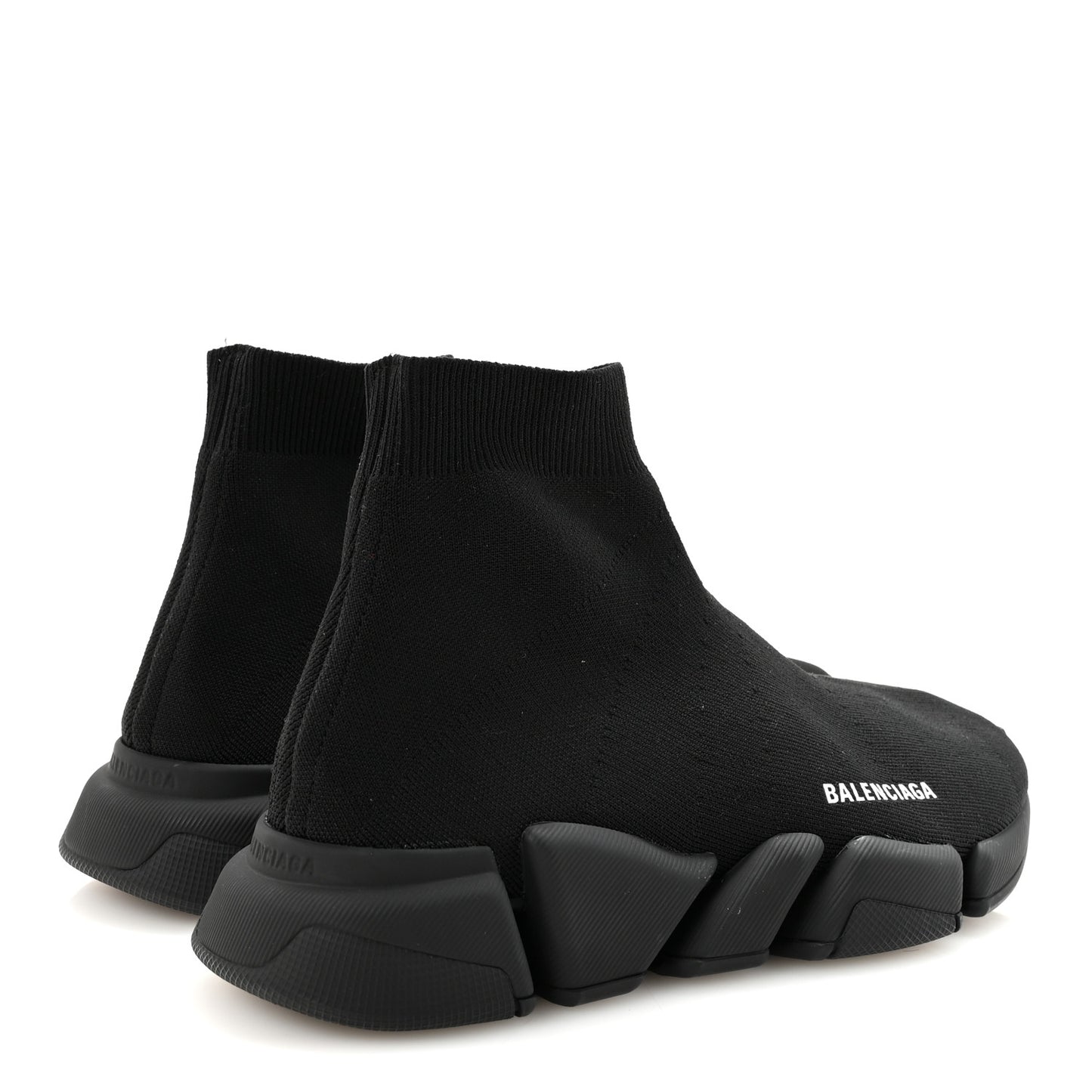 Neoprene Knit Mens Speed Sneakers 41 Black White