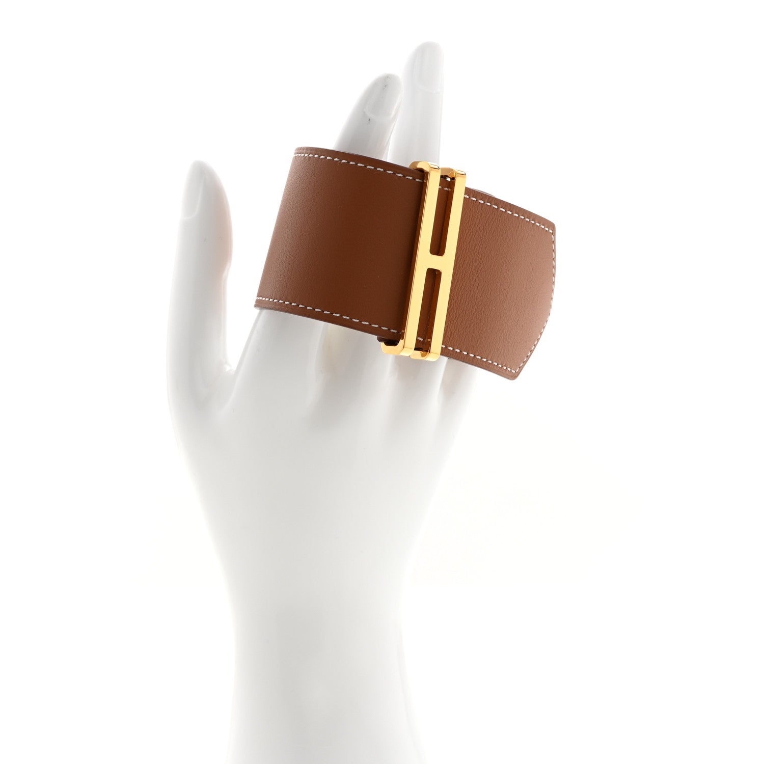 Hermes Swift Elan Bracelet T2 Gold 2 of 5