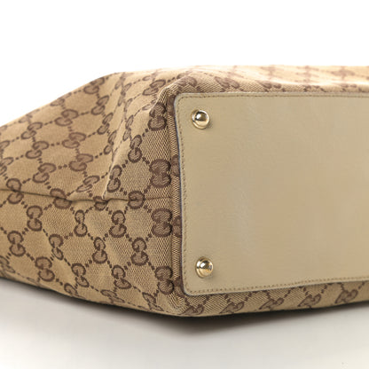 Gucci Monogram Large Eclipse Tote Beige White 9 of 15