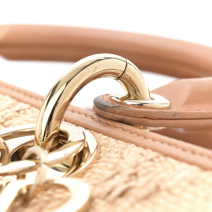 Christian Dior Raffia Macro Cannage Lady D-Joy Natural 13 of 13