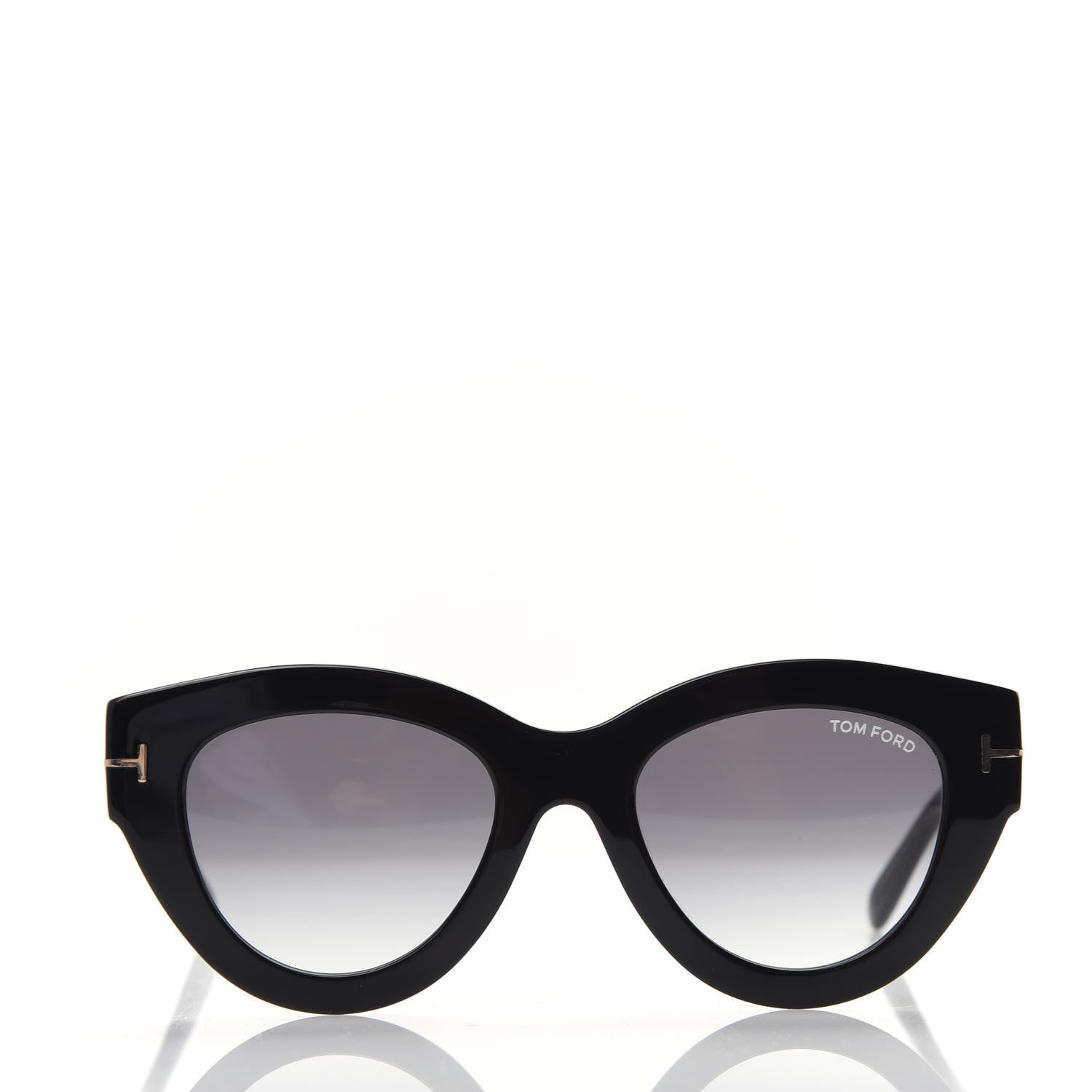 Tom Ford Slater Cat Eye Sunglasses TF658 Black 2 of 8