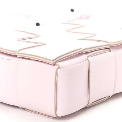 Bottega Veneta Lambskin Maxi Intrecciato Cassette Crossbody Bag Bliss Washed 8 of 9