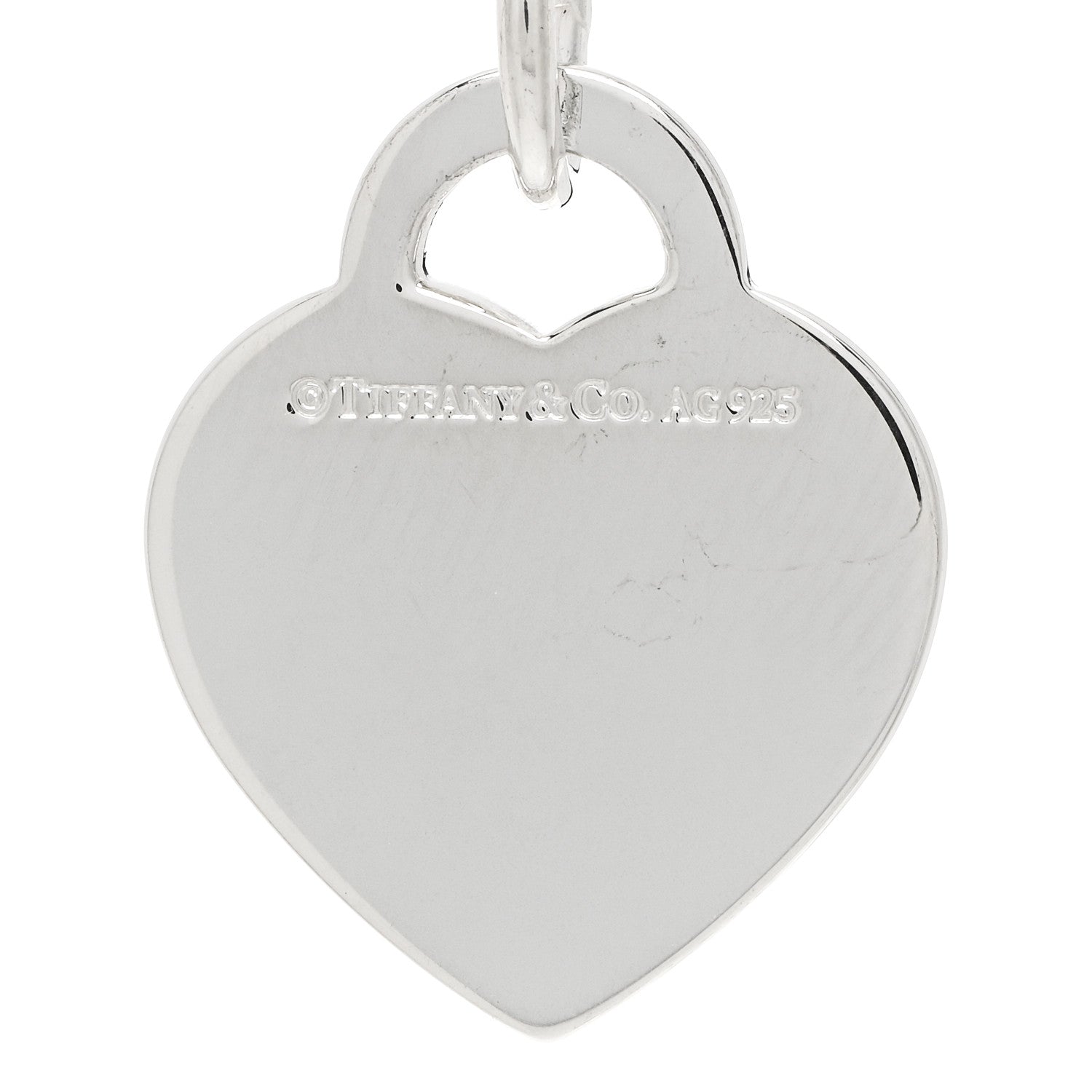 Tiffany Sterling Silver Heart Tag Charm Bracelet 3 of 3