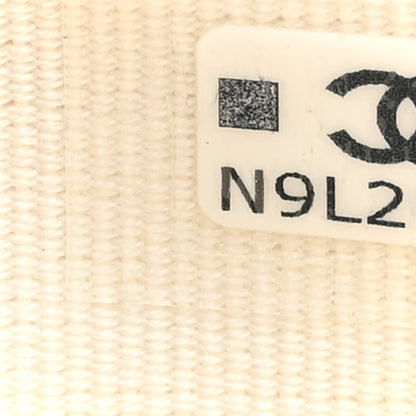 Chanel Caviar Quilted Flap Phone Holder With Chain White 7 of 10