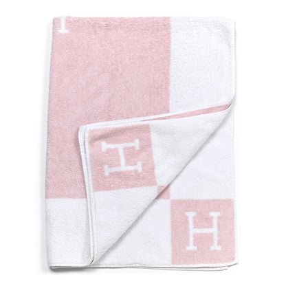 Hermes Cotton Avalon Bath Towel Rose Lilas 3 of 5
