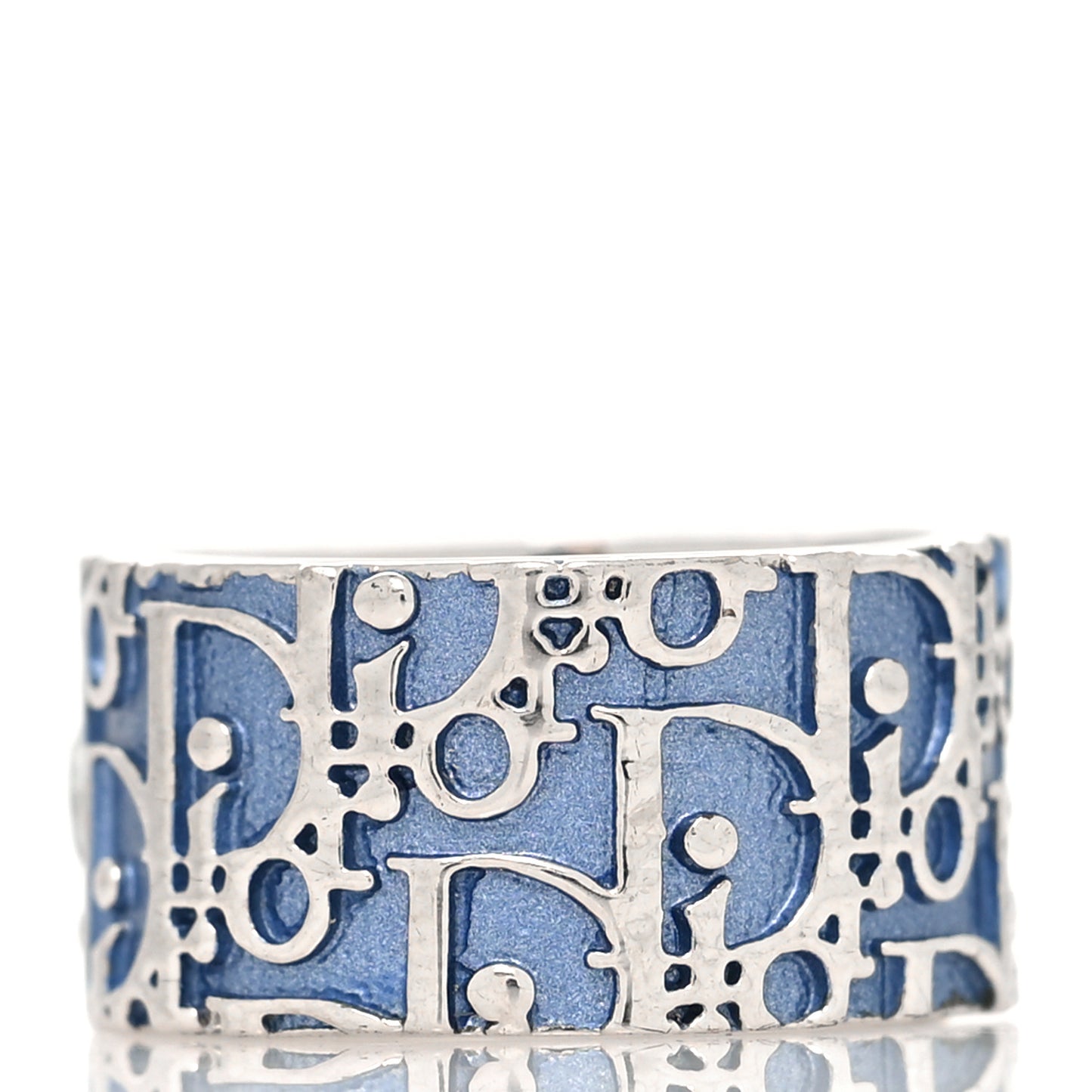 Metal Trotter Ring 6 Blue