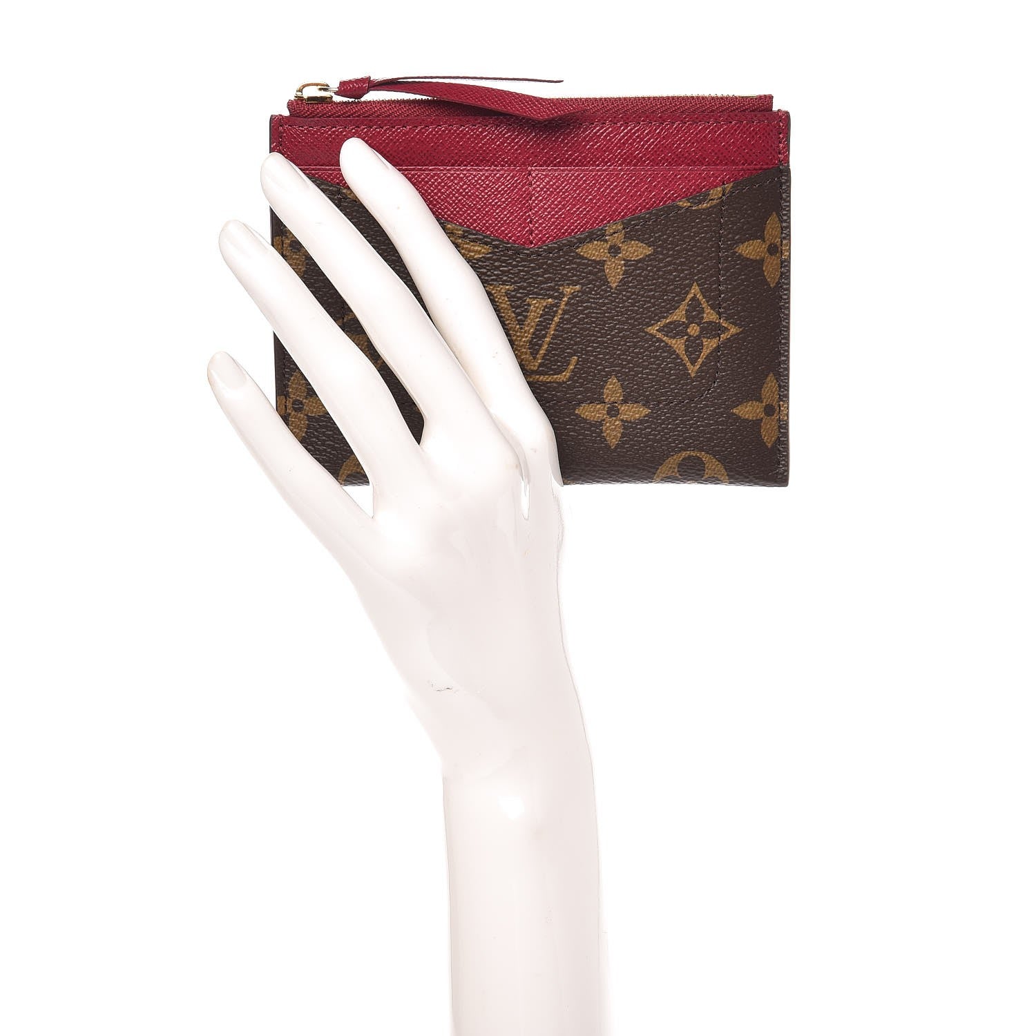 Louis Vuitton Monogram Zipped Card Holder Fuchsia 2 of 7