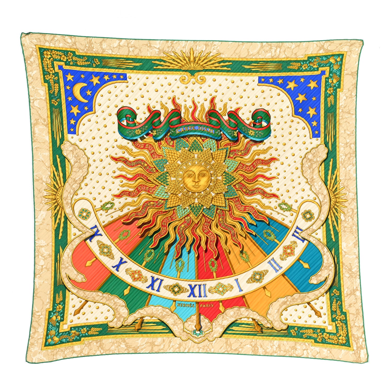 Hermes Silk Carpe Diem Scarf 90 1 of 8