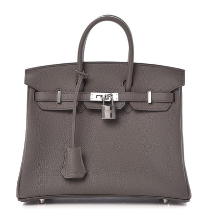 Hermes Togo Birkin 25 Etain 1 of 8