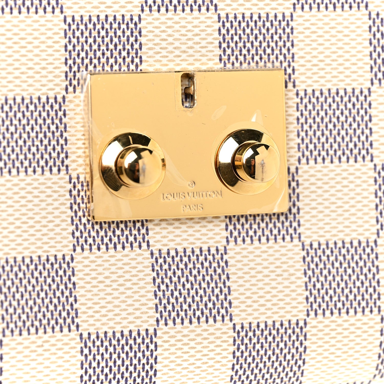 Louis Vuitton Damier Azur Braided Croisette Rose 10 of 11