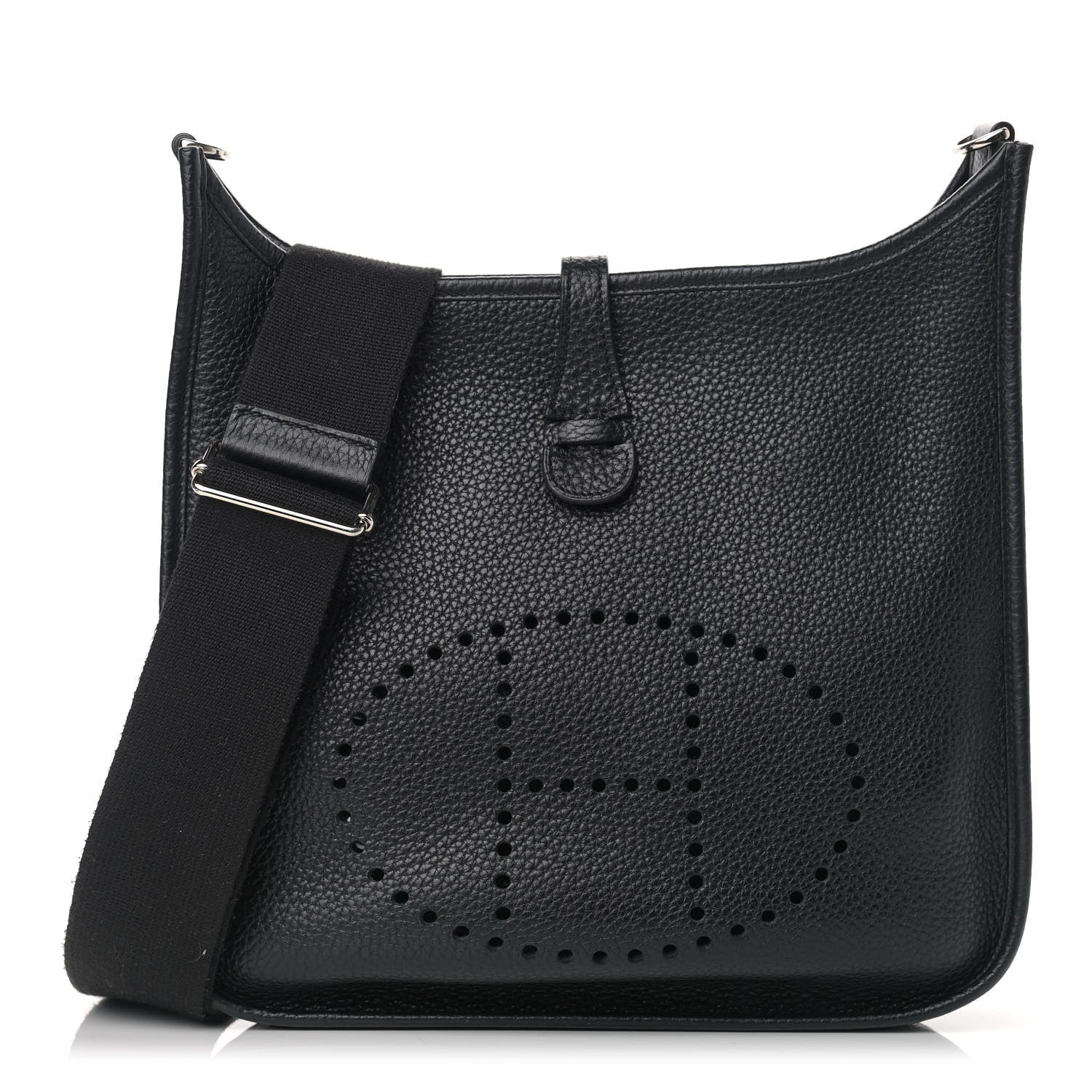 Hermes Taurillon Clemence Evelyne III PM Black 1 of 10