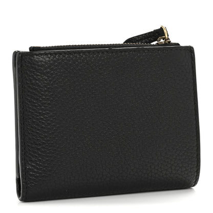 Gucci Pebbled Calfskin Animalier Card Case Wallet Black 4 of 11
