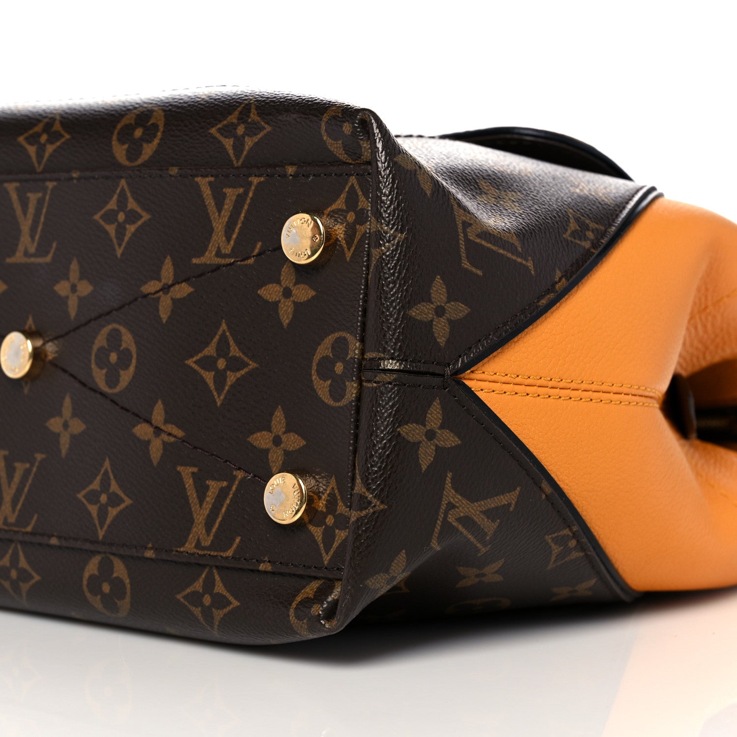 Louis Vuitton Monogram Ostrich Majestueux PM Yellow 8 of 10