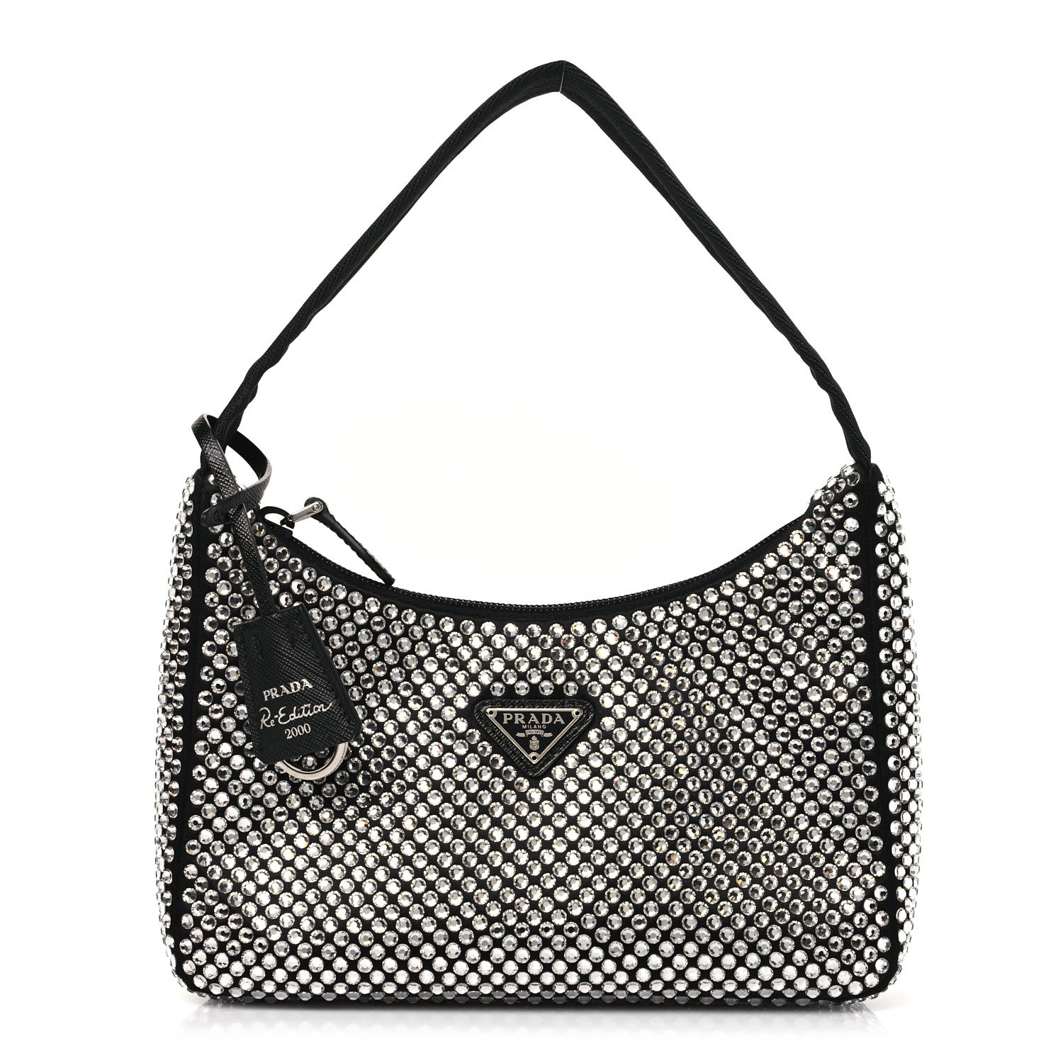 Prada Satin Crystal Mini Re-Edition 2000 Bag Cristal 1 of 9