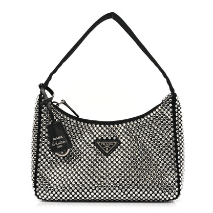 Prada Satin Crystal Mini Re-Edition 2000 Bag Cristal 1 of 9