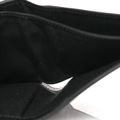 Christian Dior Calfskin Perforated Oblique Bi-Fold Do Galaxy Wallet Black 7 of 11