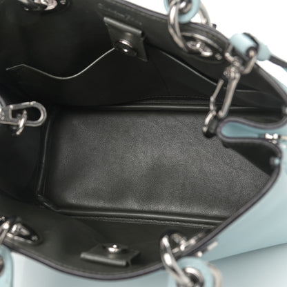 Christian Dior Smooth Calfskin Medium Diorissimo Tote Blue 5 of 15
