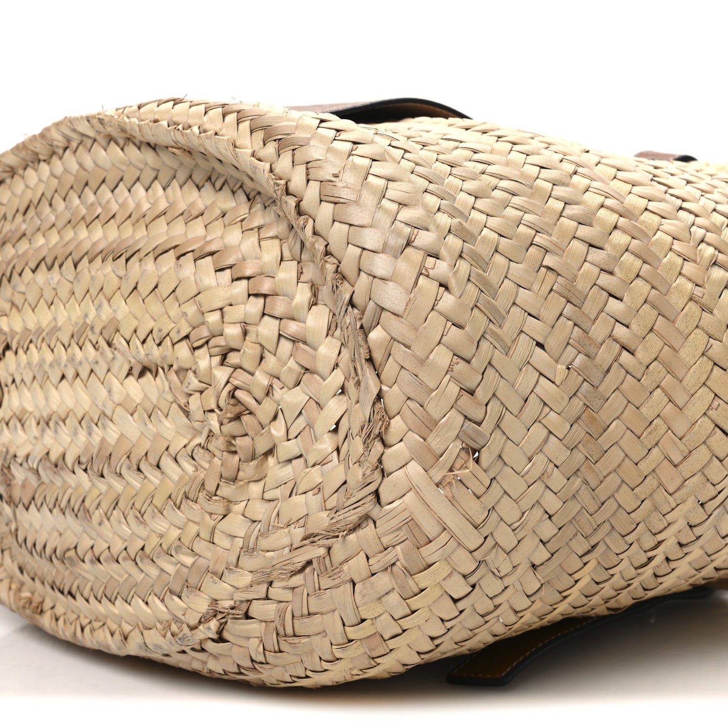Loewe Raffia Basket Tote Bag Natural Tan 10 of 13