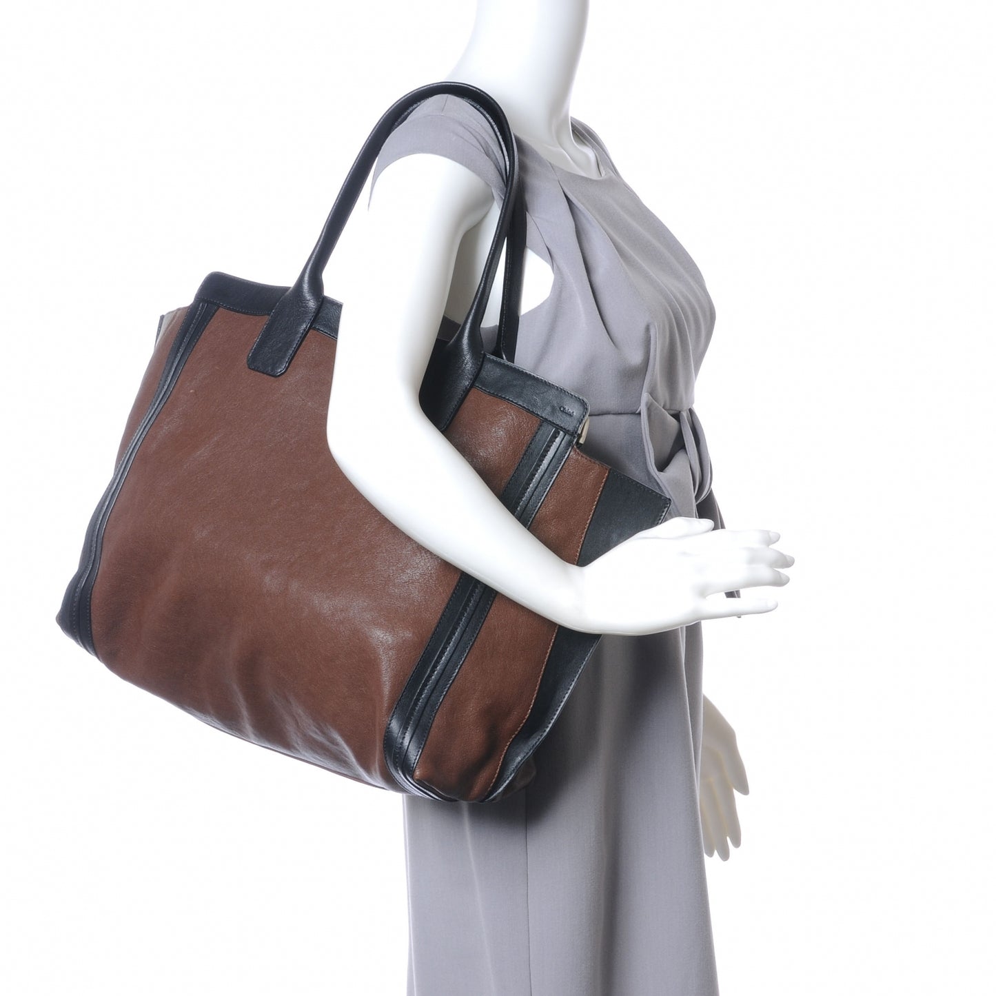 Leather Alison Tote Coffee Shot