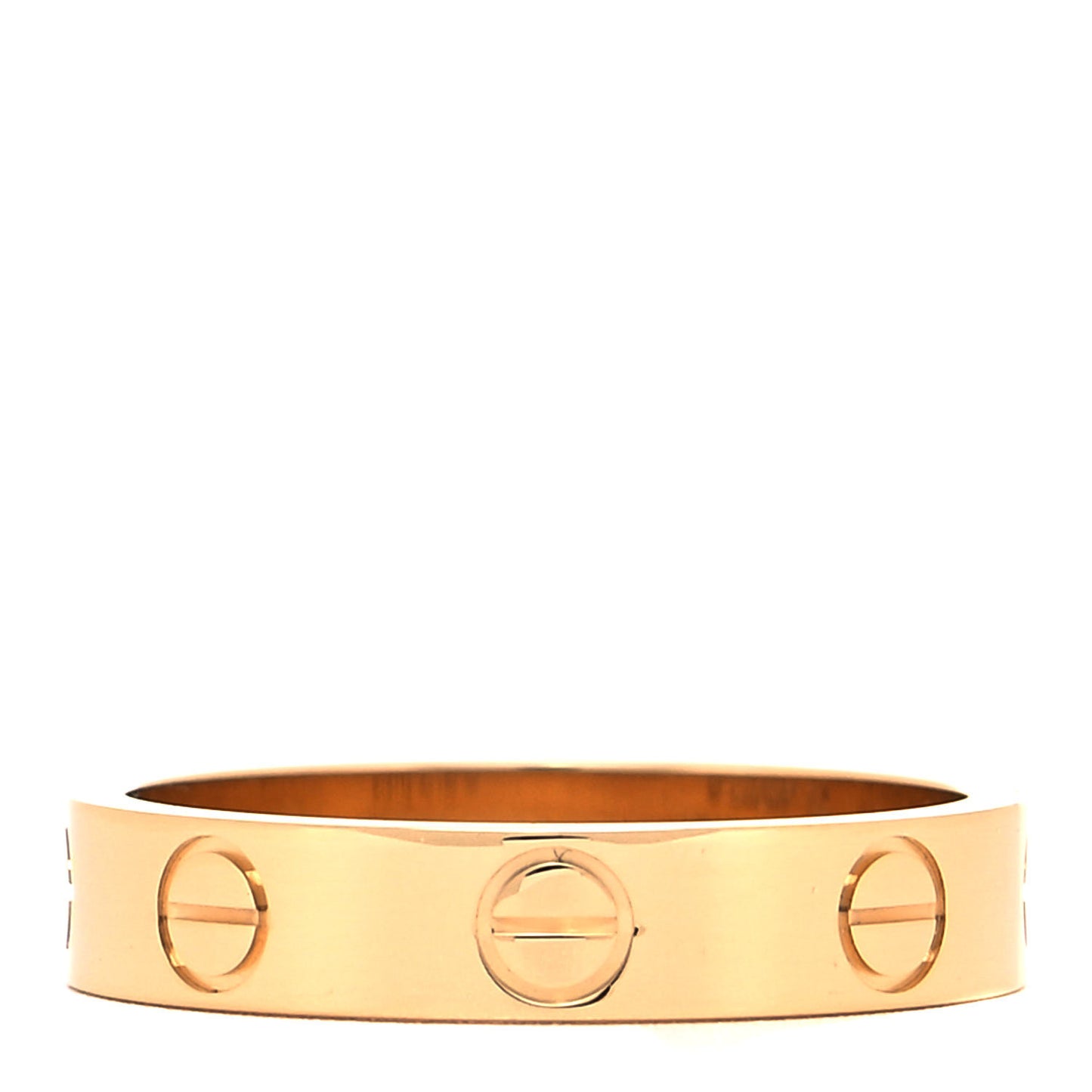 18K Yellow Gold 3.5mm LOVE Wedding Band Ring 49 4.75