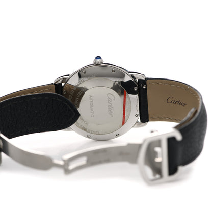 Cartier Stainless Steel Alligator 36mm Ronde Solo Automatic Watch 4 of 7