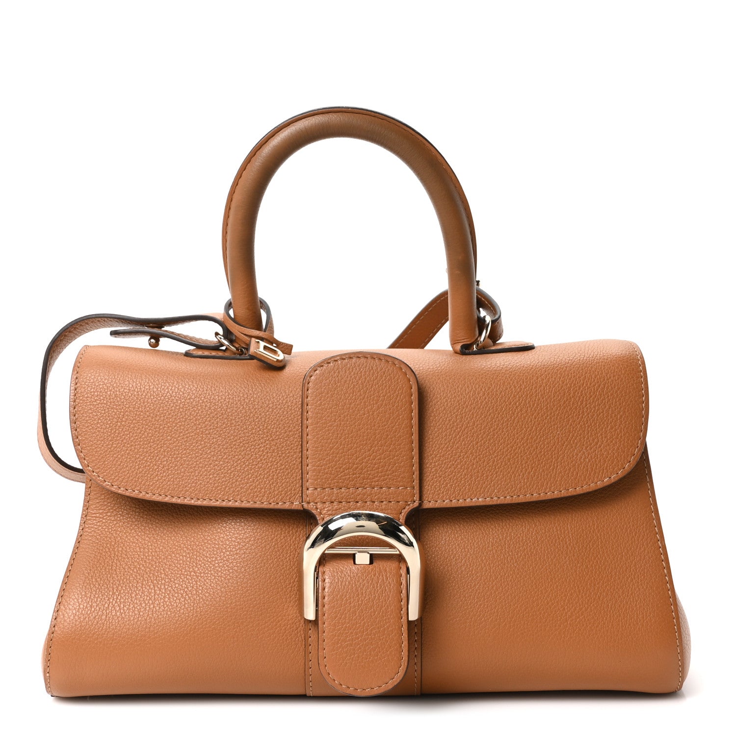 Delvaux Calfskin Mini Brillant East West Satchel Natural 1 of 11