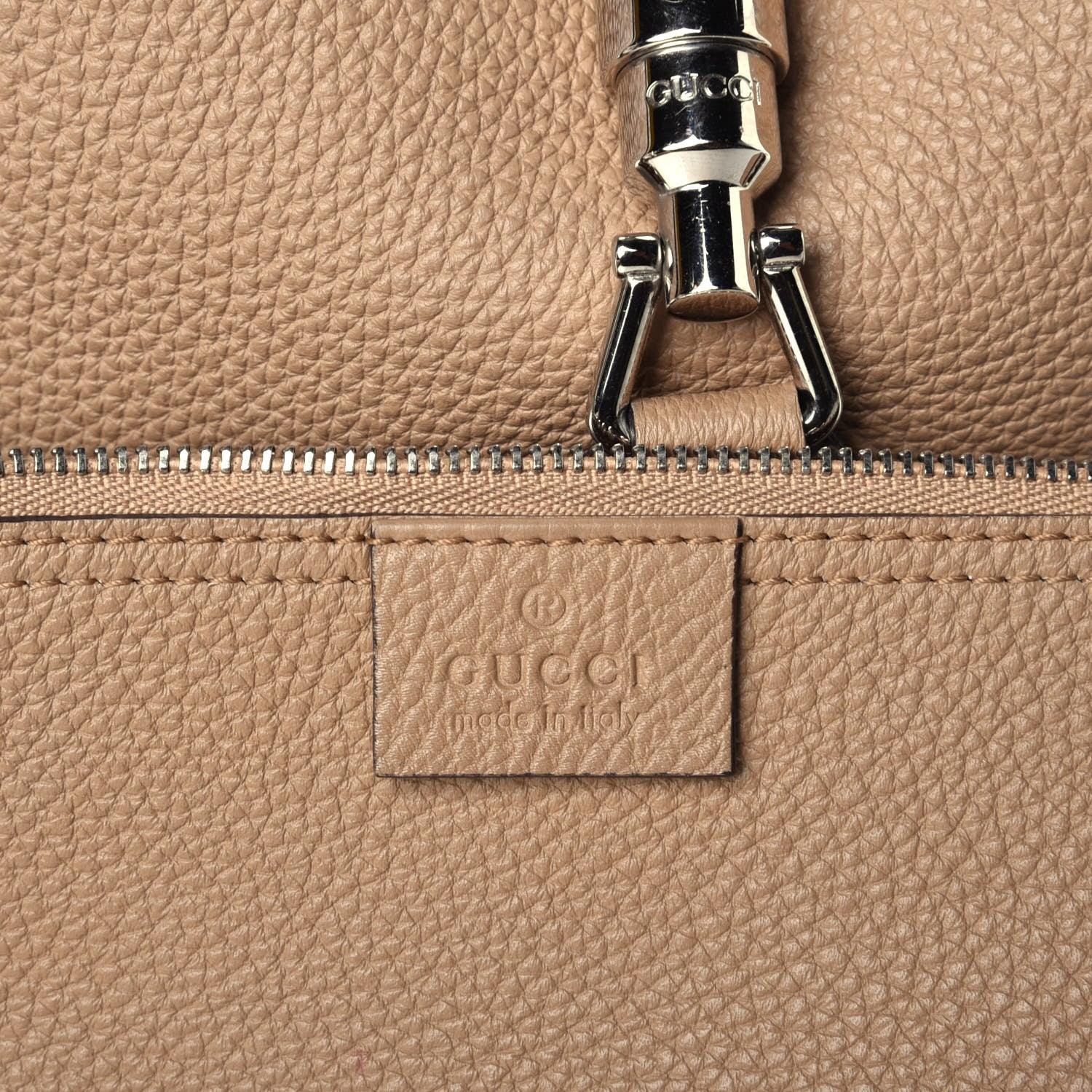 Gucci Soft Grained Calfskin Large Jackie Hobo Classic Camel 6 of 11