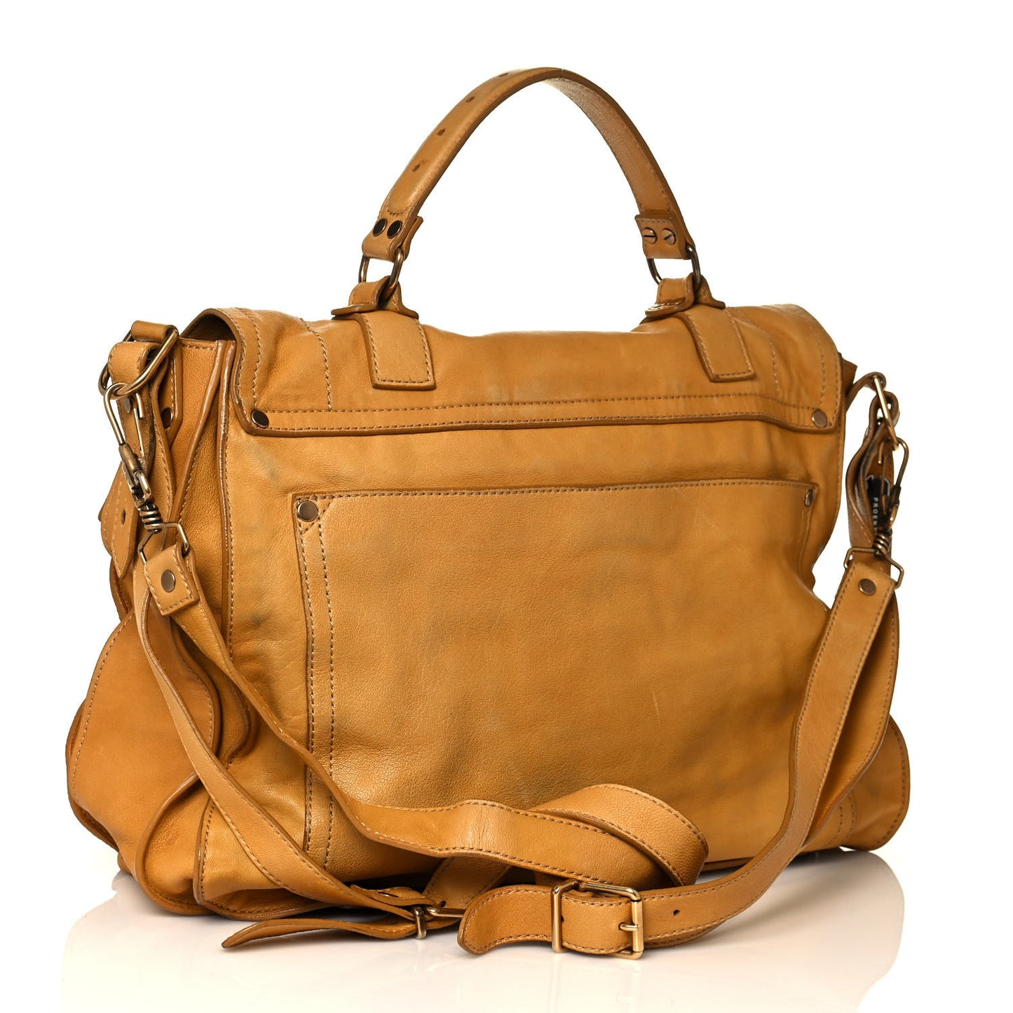 Lambskin Large PS1 Satchel Mustard