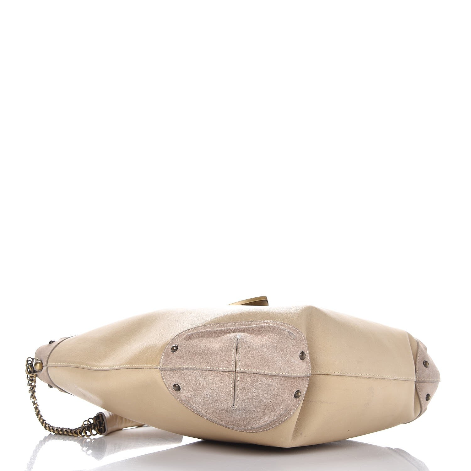 Christian Dior Calfskin Suede Jeanne Hobo Beige 4 of 10