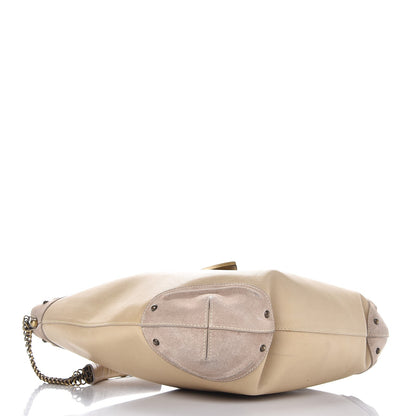 Christian Dior Calfskin Suede Jeanne Hobo Beige 4 of 10