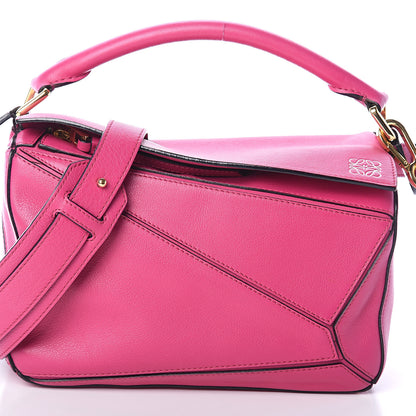 Loewe Calfskin Small Puzzle Bag Fuchsia 6 of 8