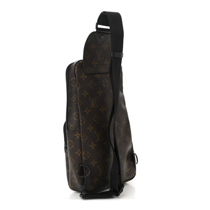 Louis Vuitton Monogram Macassar Avenue Sling Bag 3 of 9