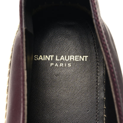 Saint Laurent Nappa Vendome Monogram Espadrilles 44 Barolo 8 of 9